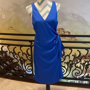 Gap Women Silky 
Sleeveless Wrap dress 
Size Small Tall 
New With Tags